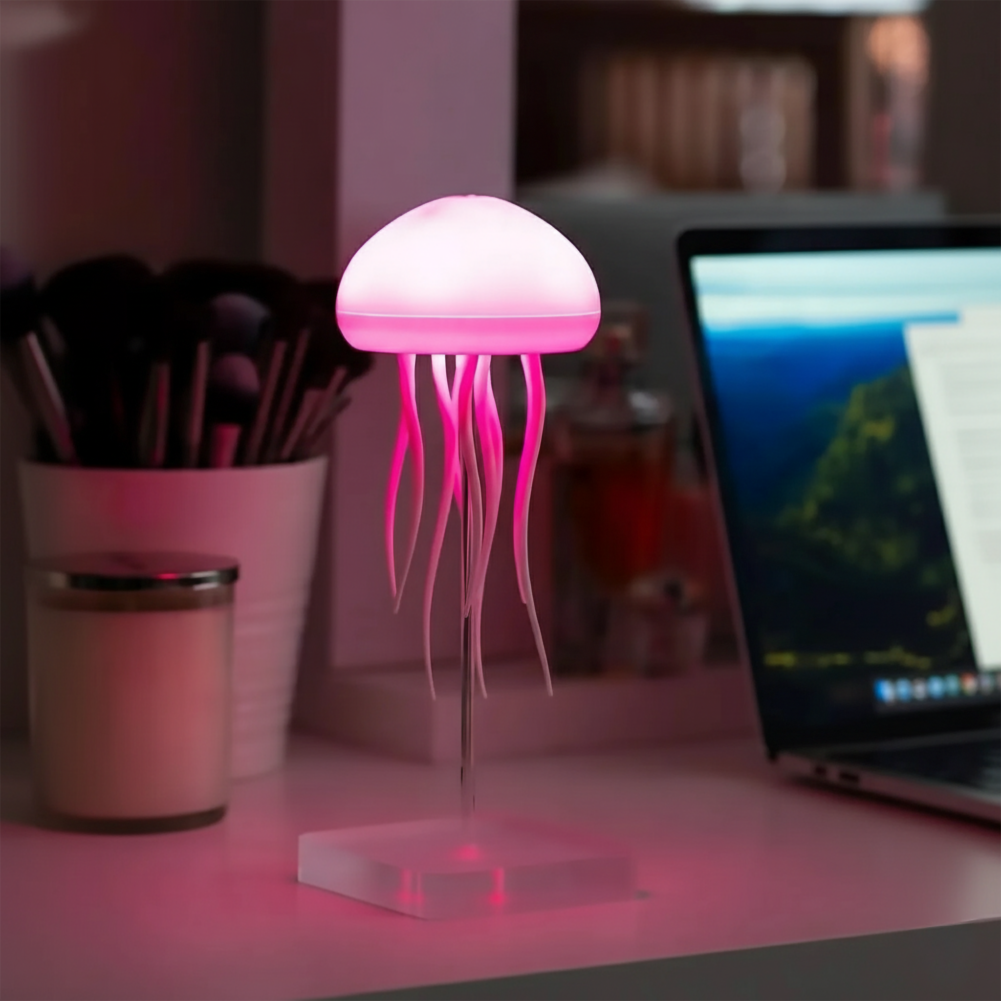 Lámpara de Medusa Flotante - Un océano de calma en tu espacio