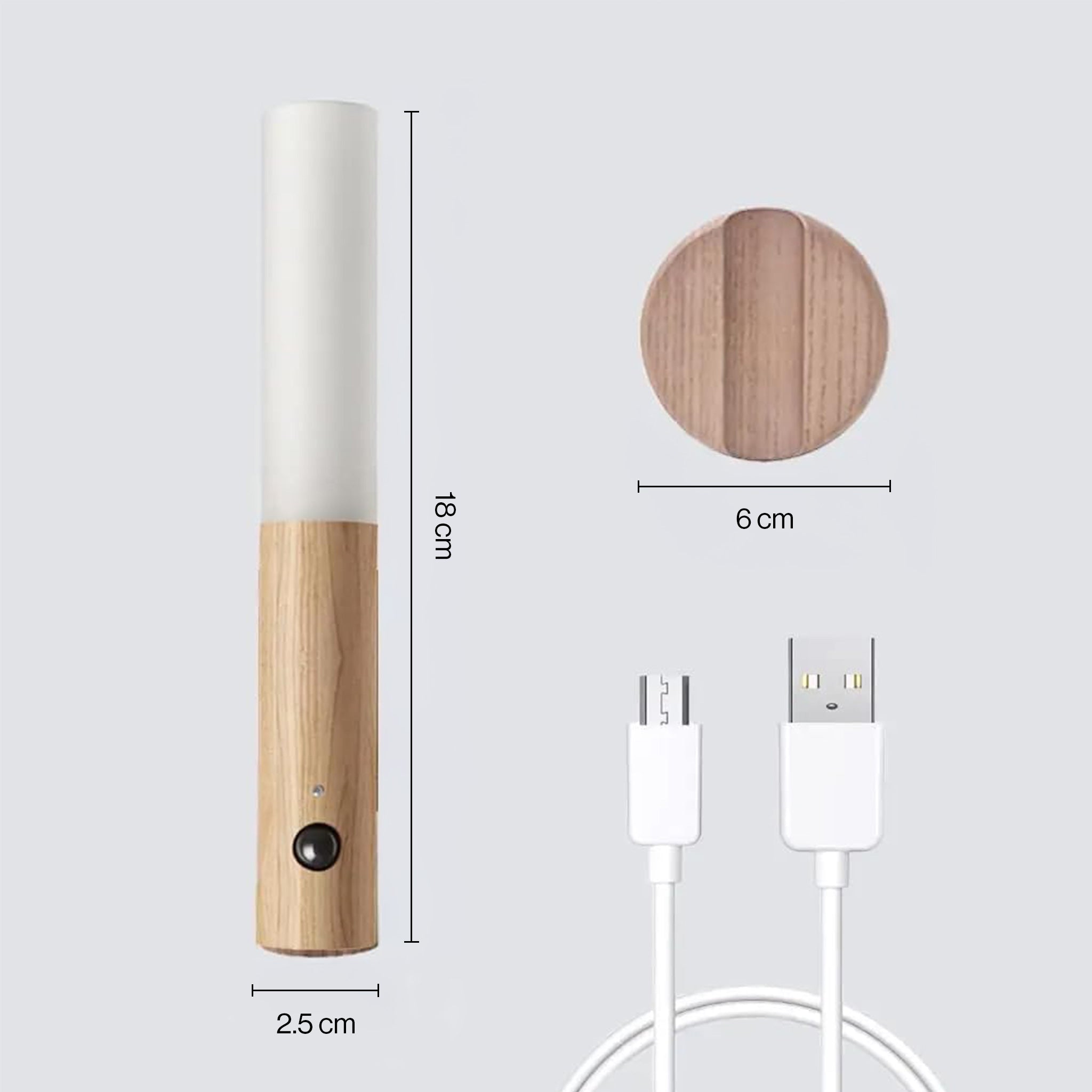 Barra de Luz Recargable con Sensor — Iluminación inteligente donde la necesites